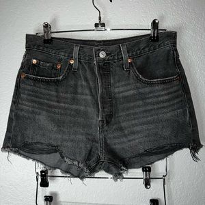 Size 28 Gray Levi’s Jean Shorts